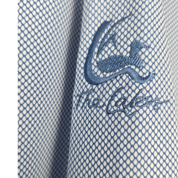 Peter Millar 1/4 Zip Pullover Mens Medium Blue Golf Sweatshirt Dot Print Casual - Picture 5 of 9